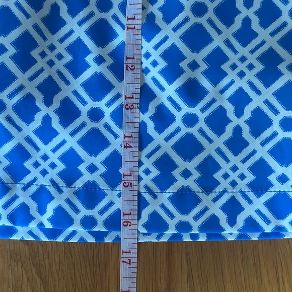 Vineyard Vines Performance Skort Skirt Women’s Blue Printed Skort Size 4 - Picture 7 of 8